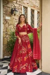 Vallari Vol 4 By Lucaya Crepe Silk Printed Lehenga Choli